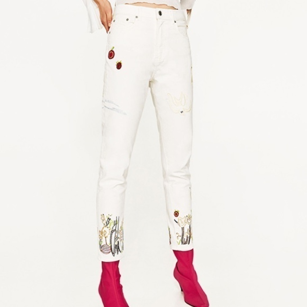 Zara white embellished Vintage HW